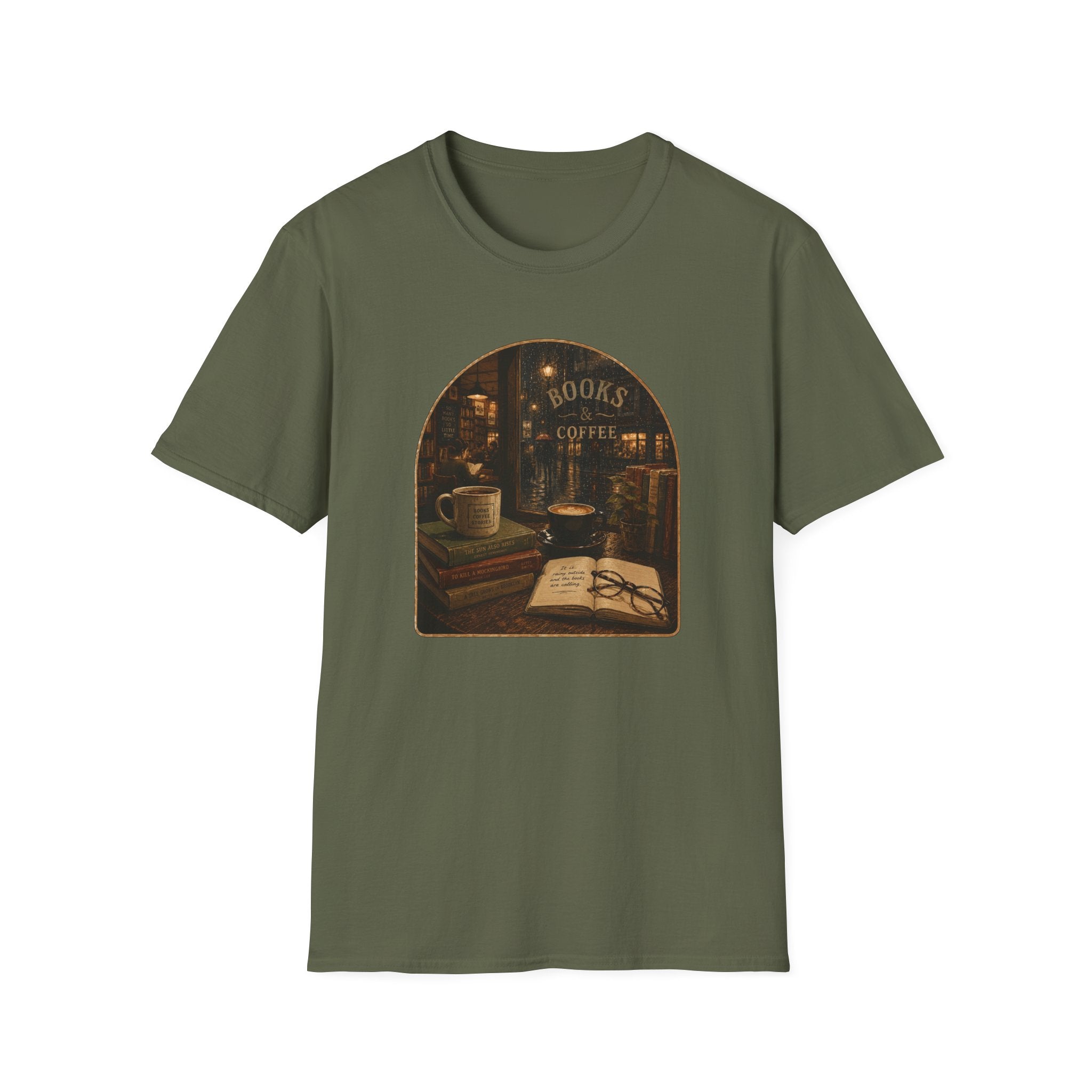 Books & Coffee T-Shirt